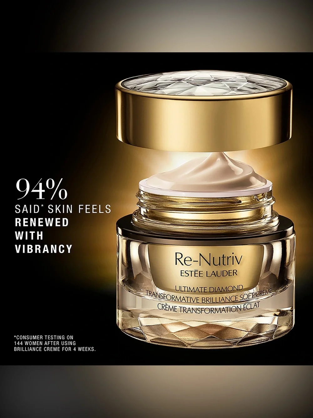 2x Estee Lauder Re-Nutriv Ultimate Diamond Transformative Energy Creme Rich 7ml